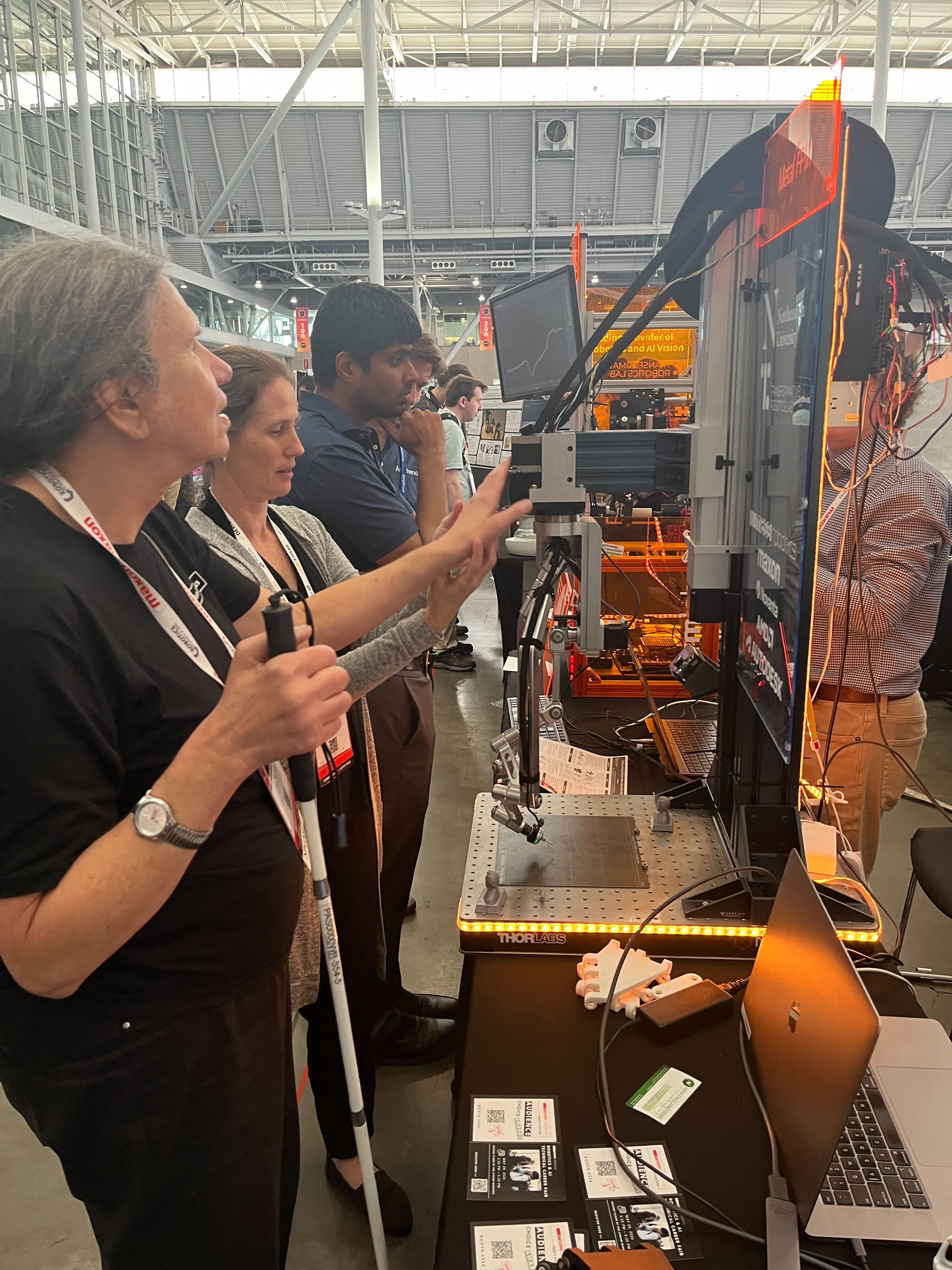 Demoing at the expo