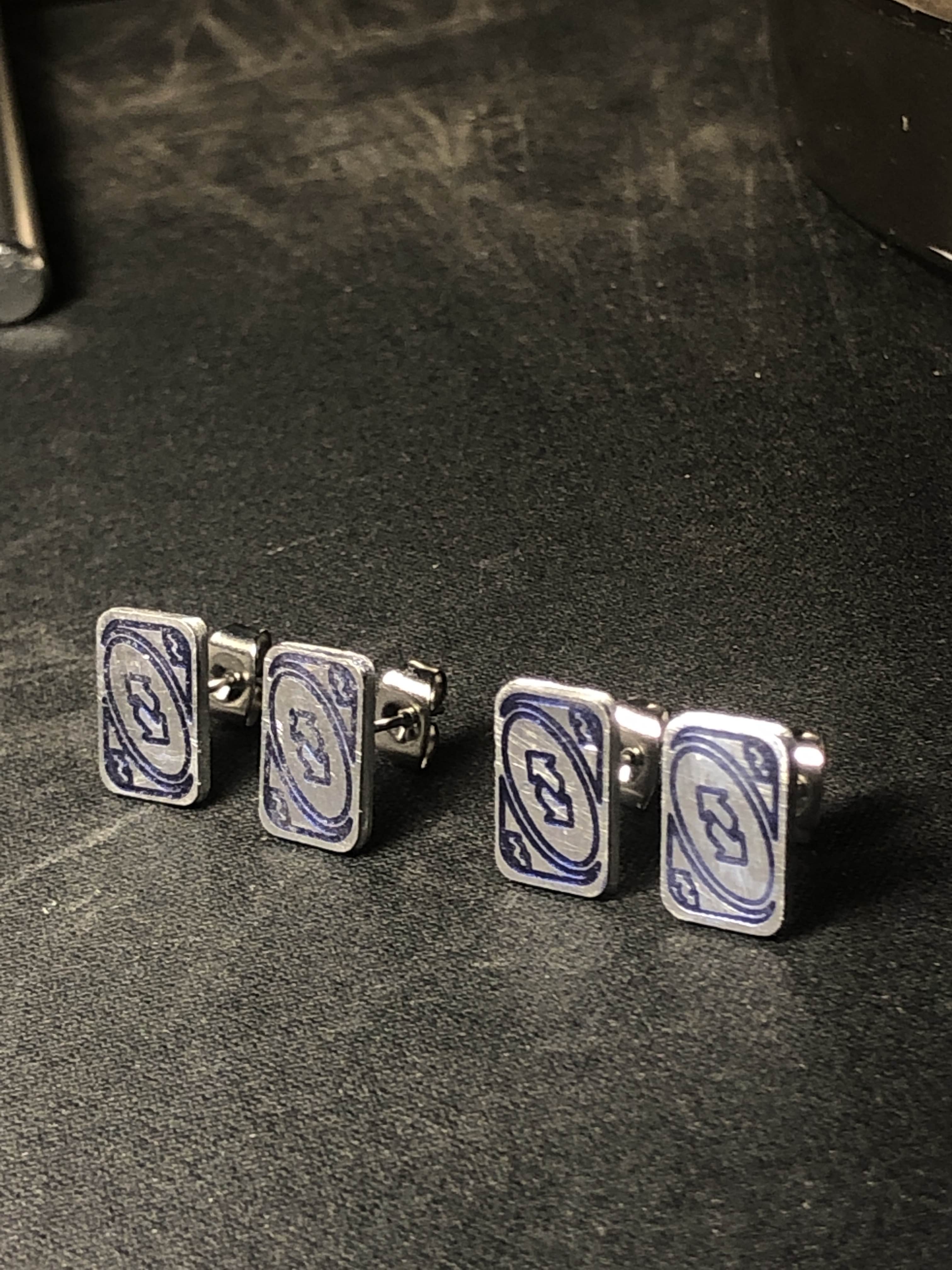 Uno Reverse Earrings thumbnail